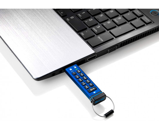 Безопасный зашифрованный secure pin 256bit USB (128 ГБ)
